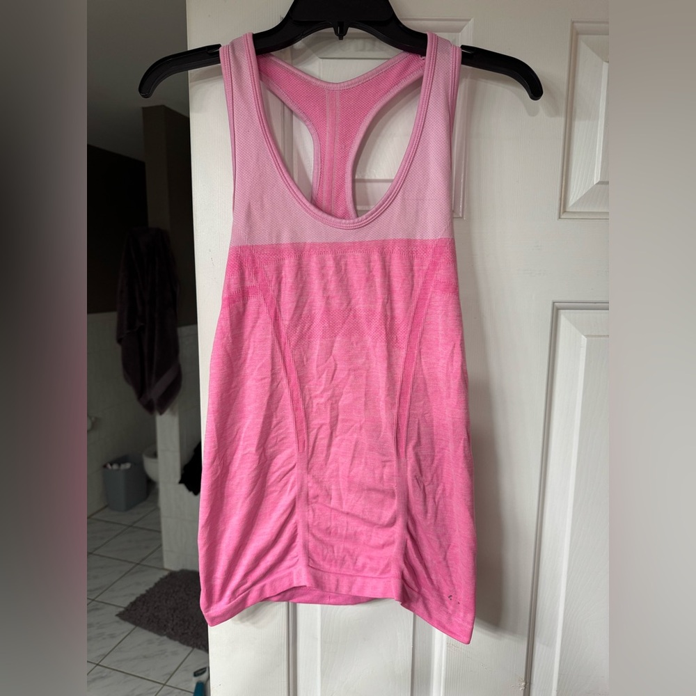 Women's Pink Sleeveless Top